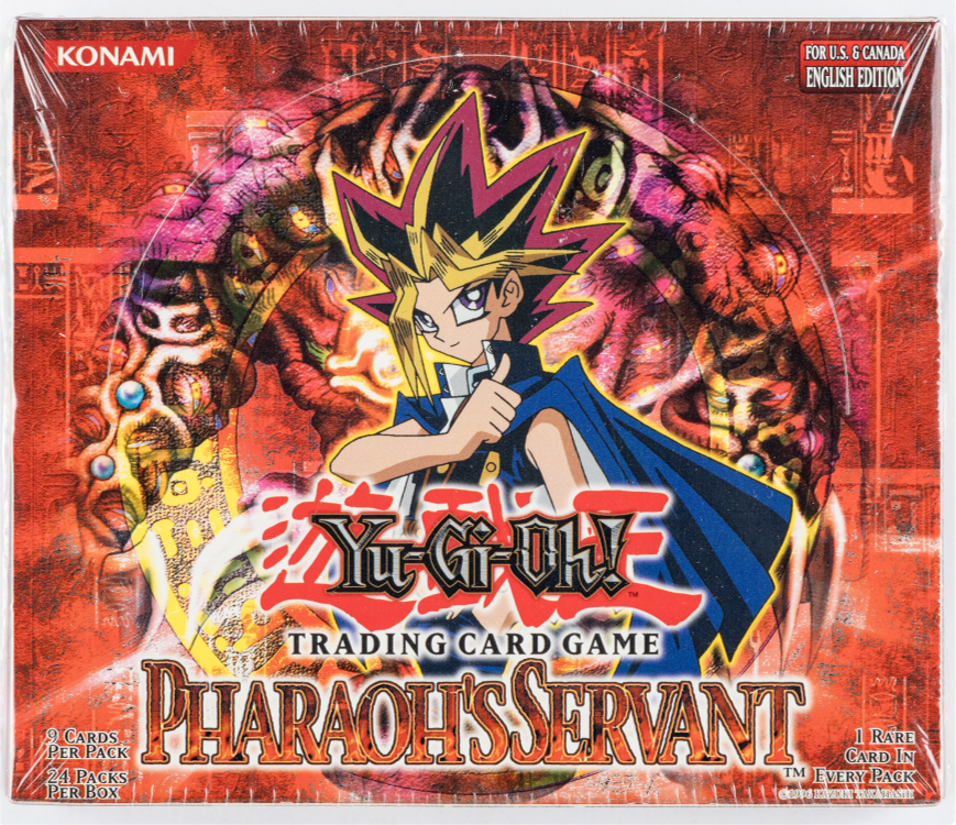 2002 YU-GI-OH! YUGIOH PHARAOH'S SERVANT BOOSTER BOX SEALED *GENERIC IMAGE*