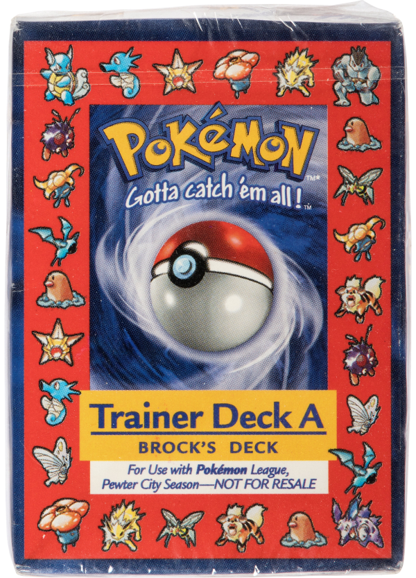 1999 POKEMON BASE SET BROCK'S TRAINER DECK A SEALED *GENERIC IMAGE*