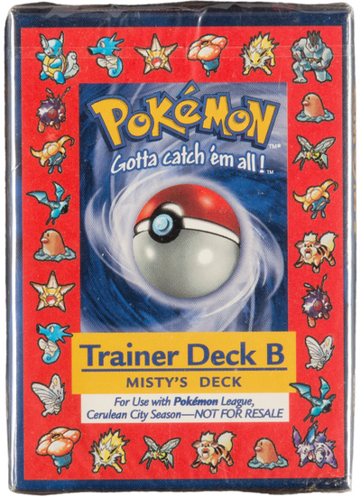 1999 POKEMON BASE SET MISTY'S TRAINER DECK B SEALED *GENERIC IMAGE*