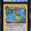 2000 POKEMON TEAM ROCKET NO HOLO ERROR DARK DRAGONITE #5 CGC 8.5 NM-MT+