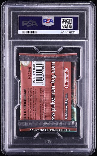 2004 POKEMON EX TEAM ROCKET RETURNS SCYTHER BOOSTER PACK PSA 10
