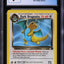2000 POKEMON TEAM ROCKET NO HOLO ERROR DARK DRAGONITE #5 CGC 7 NRMT