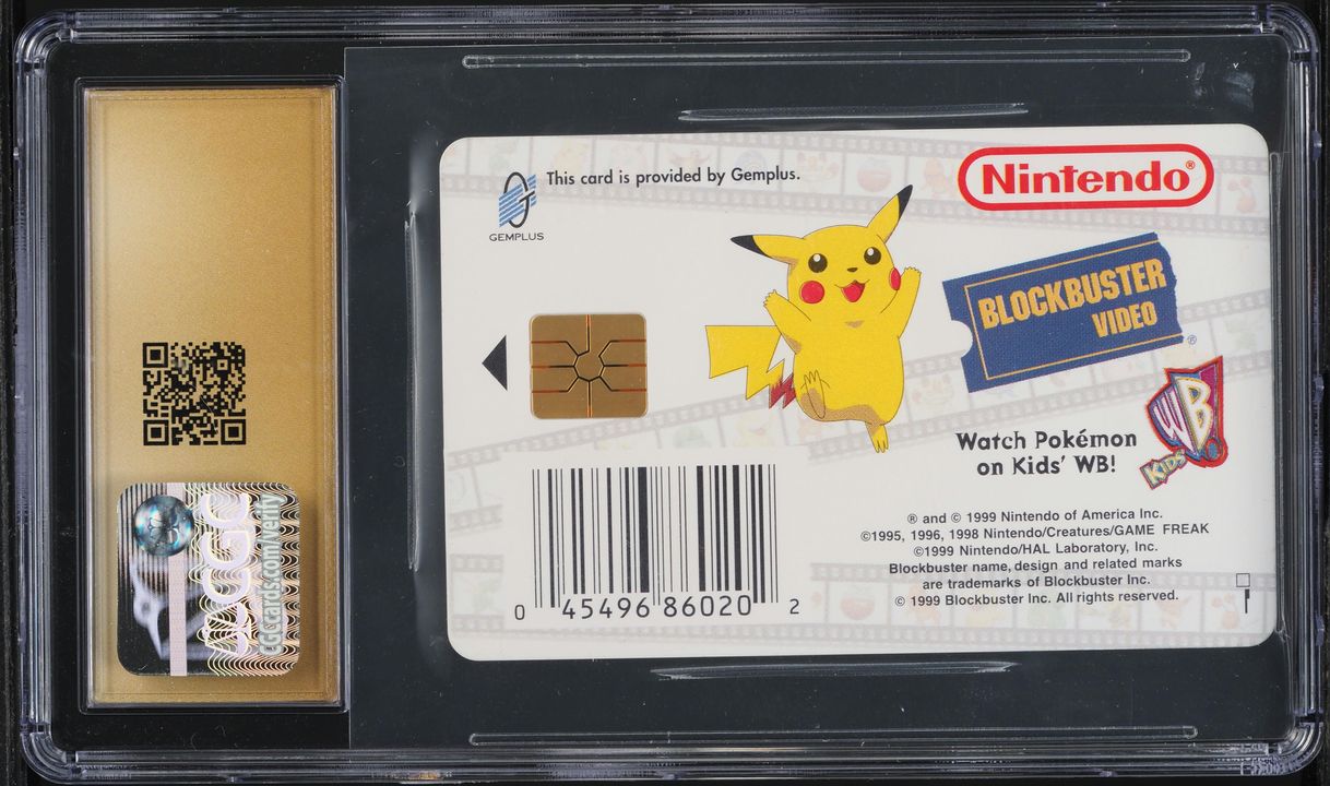 1999 NINTENDO POKEMON SNAP WHITE BULBASAUR CGC 10 PRISTINE