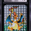 1996 POKEMON JAPANESE BANDAI CARDDASS GREEN PRISM HOLO CHARIZARD #6 CGC 10 GEM