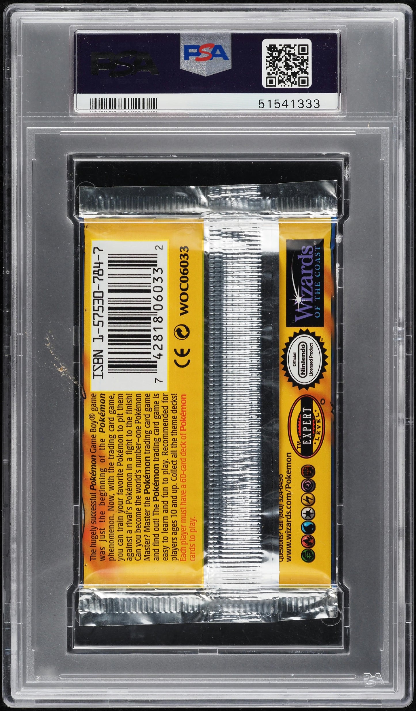 1999 POKEMON BASE SET TRIANGLE ERROR BOOSTER PACK CHARIZARD ART PSA 10 GEM MINT