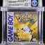 1999 POKEMON YELLOW VERSION BLACK ESRB NINTENDO GAME BOY GB WATA 9.2 A++ SEALED