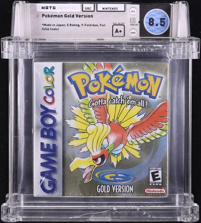 2000 POKEMON GOLD VERSION NINTENDO GAME BOY COLOR GBC WATA 8.5 A+ SEALED