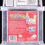 1998 POKEMON RED VERSION WHITE ESRB SANDSHREW NINTENDO GAME BOY GB WATA 8.0 A+ SEALED