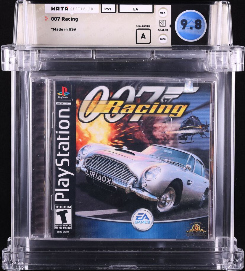 2000 007 RACING SONY PLAYSTATION 1 PS1 WATA 9.8 A SEALED