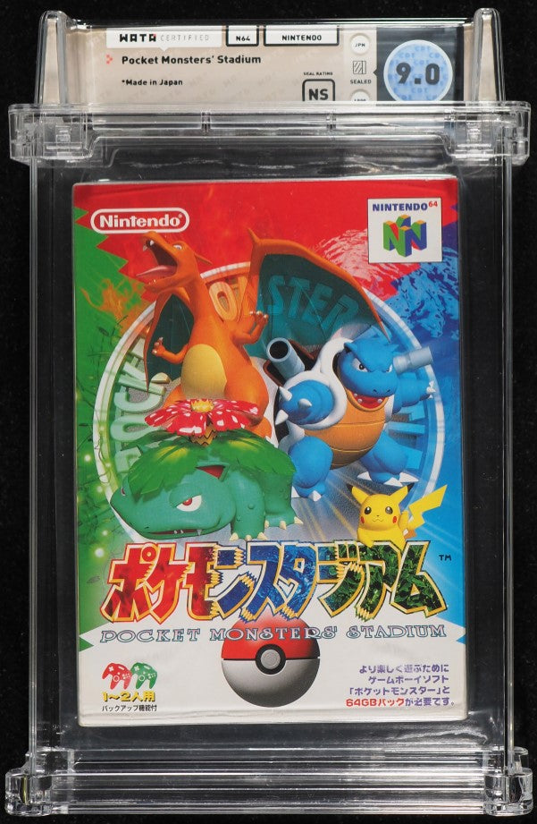 POCKET MONSTERS' STADIUM [JAPAN] (NINTENDO 64 N64) WATA 9.0 NS – lowpopping