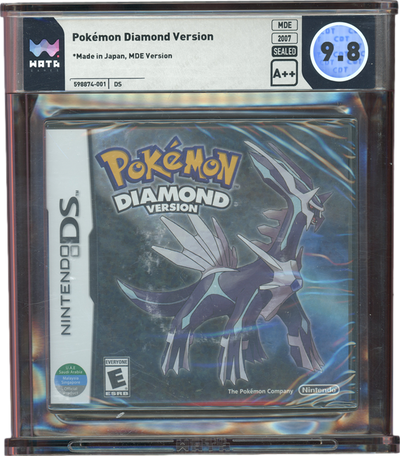 2007 POKEMON DIAMOND VERSION NINTENDO DS WATA 9.8 A++ SEALED