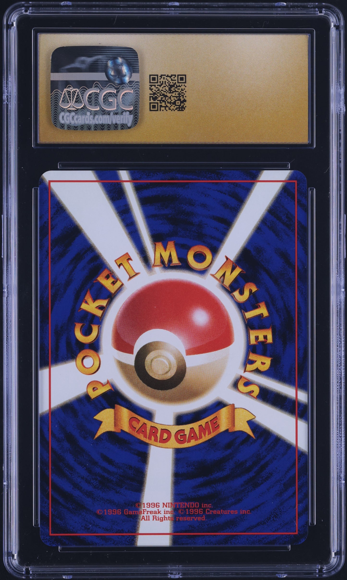 1997 POKEMON JAPANESE ROCKET GANG PSYDUCK #54 CGC 10 PRISTINE