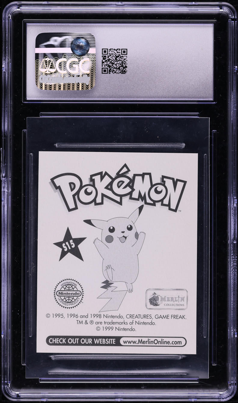 1998 POKEMON MERLIN SERIES 1 HOLOGRAPHIC GENGAR #S15 CGC 10 GEM MINT