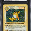 1999 POKEMON BASE SET SHADOWLESS 1ST EDITION HOLO RAICHU #14 CGC 9 MINT