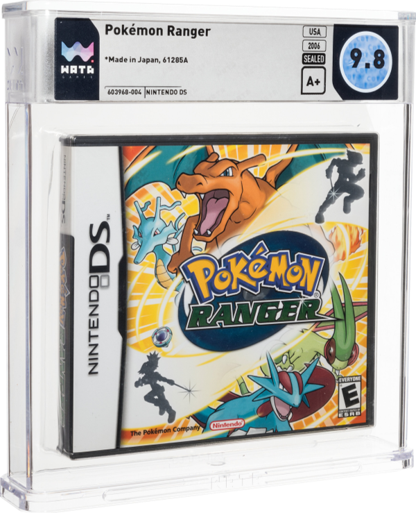 2006 POKEMON RANGER NINTENDO DS WATA 9.8 A+ SEALED