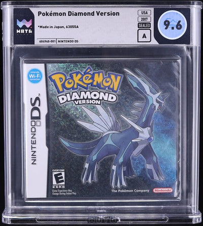 2007 POKEMON DIAMOND VERSION NINTENDO DS WATA 9.6 A SEALED