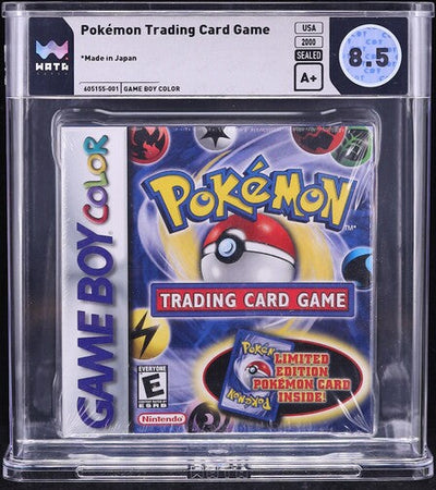 2000 POKEMON TRADING CARD GAME GAME BOY COLOR GBC WATA 8.5 A+ SEALED