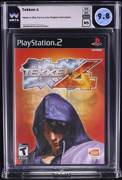 2002 TEKKEN 4 SONY PLAYSTATION 2 PS2 WATA 9.8 FACTORY UNOPENED