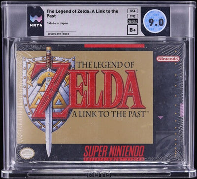 1992 THE LEGEND OF ZELDA: A LINK TO THE PAST SNES WATA 9.0 B+ SEALED