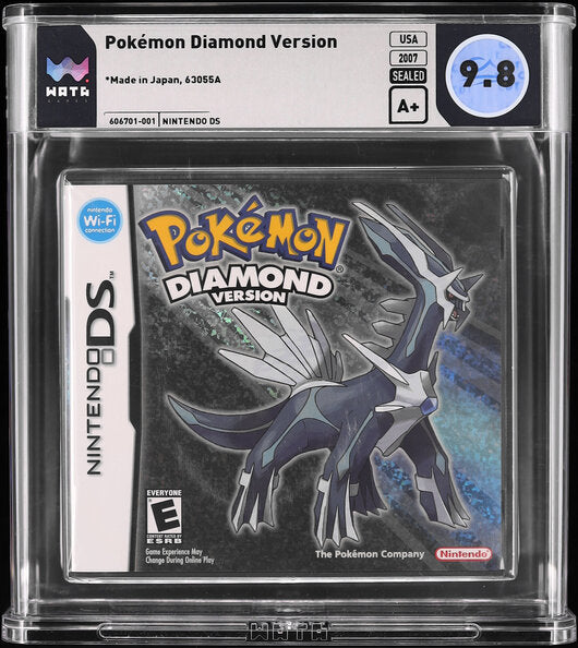 2007 POKEMON DIAMOND VERSION NINTENDO DS WATA 9.8 A+ SEALED