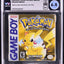 1999 POKEMON YELLOW VERSION BLACK ESRB NINTENDO GAME BOY GB WATA 6.5 A+ SEALED