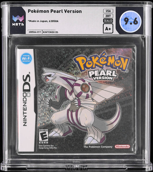 2007 POKEMON PEARL VERSION NINTENDO DS WATA 9.6 A+ SEALED