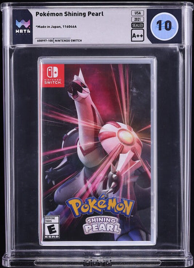 2021 POKEMON SHINING PEARL NINTENDO SWITCH WATA 10 A++ SEALED