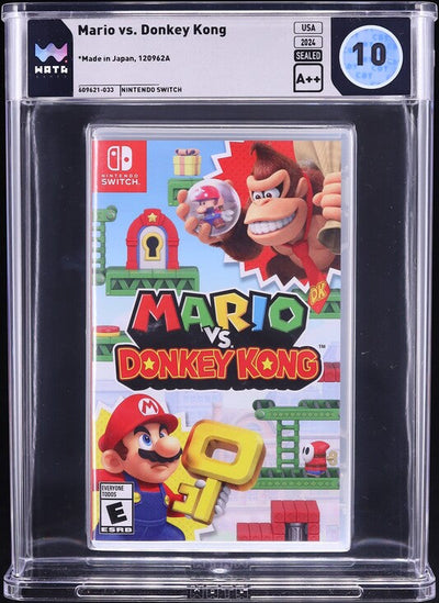 2024 MARIO VS. DONKEY KONG NINTENDO SWITCH WATA 10 A++ SEALED