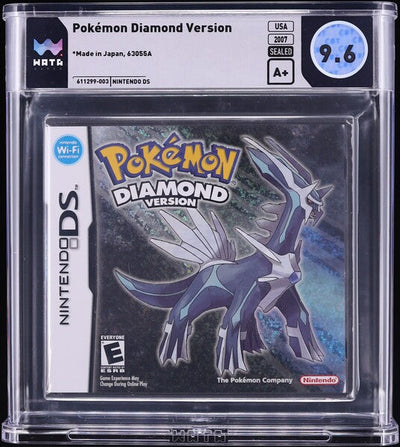 2007 POKEMON DIAMOND VERSION NINTENDO DS WATA 9.6 A+ SEALED