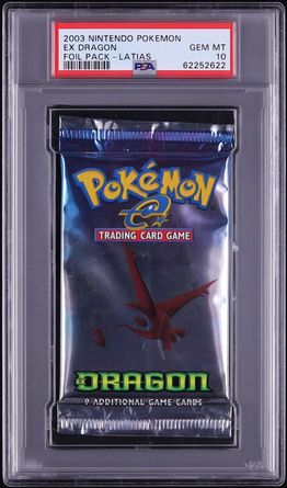 2003 POKEMON EX DRAGON FOIL PACK LATIAS ART PSA 10 GEM MINT