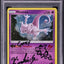 2017 POKEMON SM BLACK STAR PROMO HOLO MEWTWO #SM77 SAITOU AUTO 9 PSA 8