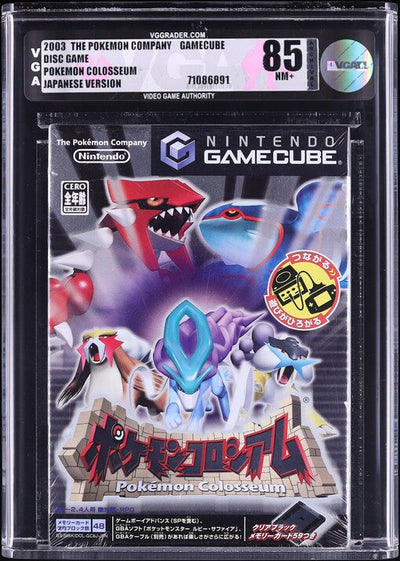 2003 POKEMON COLOSSEUM JAPANESE NINTENDO GAMECUBE VGA 85 SEALED