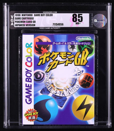 1998 POKEMON TRADING CARD GAME JAPANESE NINTENDO GAME BOY COLOR GBC VGA 85 FACTORY UNOPENED