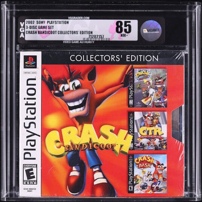 2002 CRASH BANDICOOT COLLECTORS' EDITION PLAYSTATION 1 PS1 VGA 85 SEALED