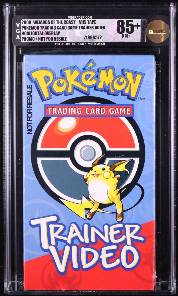 2000 POKEMON TRADING CARD GAME TRAINER VIDEO VGA 85+ SEALED