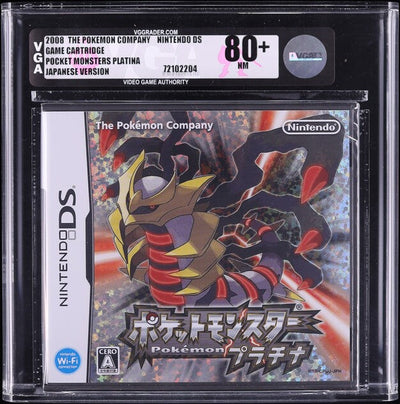 2008 POKEMON PLATINUM VERSION JAPANESE NINTENDO DS VGA 80+ SEALED