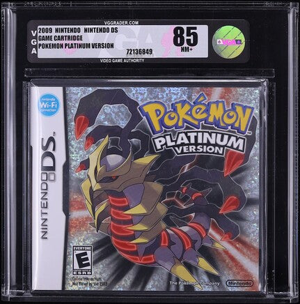 2009 POKEMON PLATINUM VERSION NINTENDO DS VGA 85 SEALED