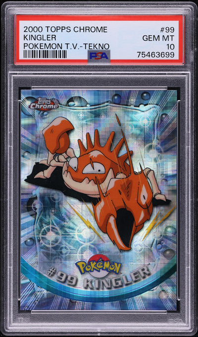 2000 POKEMON TOPPS CHROME SERIES 2 TEKNO KINGLER #99 PSA 10 GEM MINT