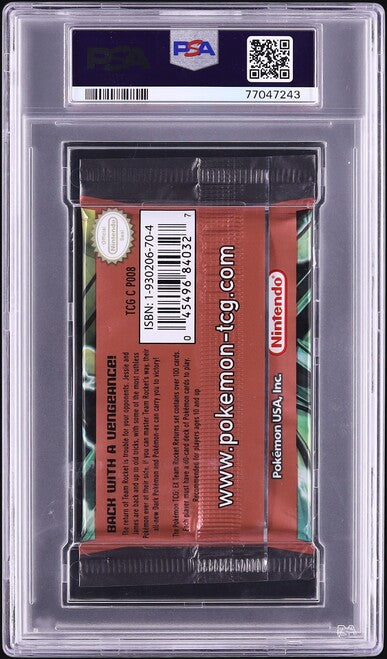 2004 POKEMON EX TEAM ROCKET RETURNS MEWTWO BOOSTER PACK PSA 7 lowpopping 2004 POKEMON EX TEAM ROCKET RETURNS MEWTWO BOOSTER PACK PSA 7 lowpopping