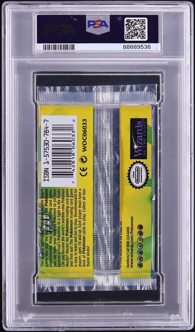 1999 POKEMON BASE SET 1ST EDITION VENUSAUR BOOSTER PACK PSA 10
