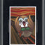 2018 POKEMON JAPANESE MUNCH A RETROSPECTIVE SCREAM ROWLET POSTCARD PSA 10