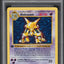 1999 POKEMON BASE SET SHADOWLESS 1ST EDITION HOLO ALAKAZAM #1 PSA 6 EXMT