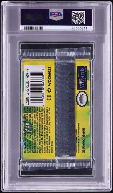 1999 POKEMON BASE SET SHADOWLESS SHORT CRIMP VENUSAUR BOOSTER PACK PSA 9 MINT