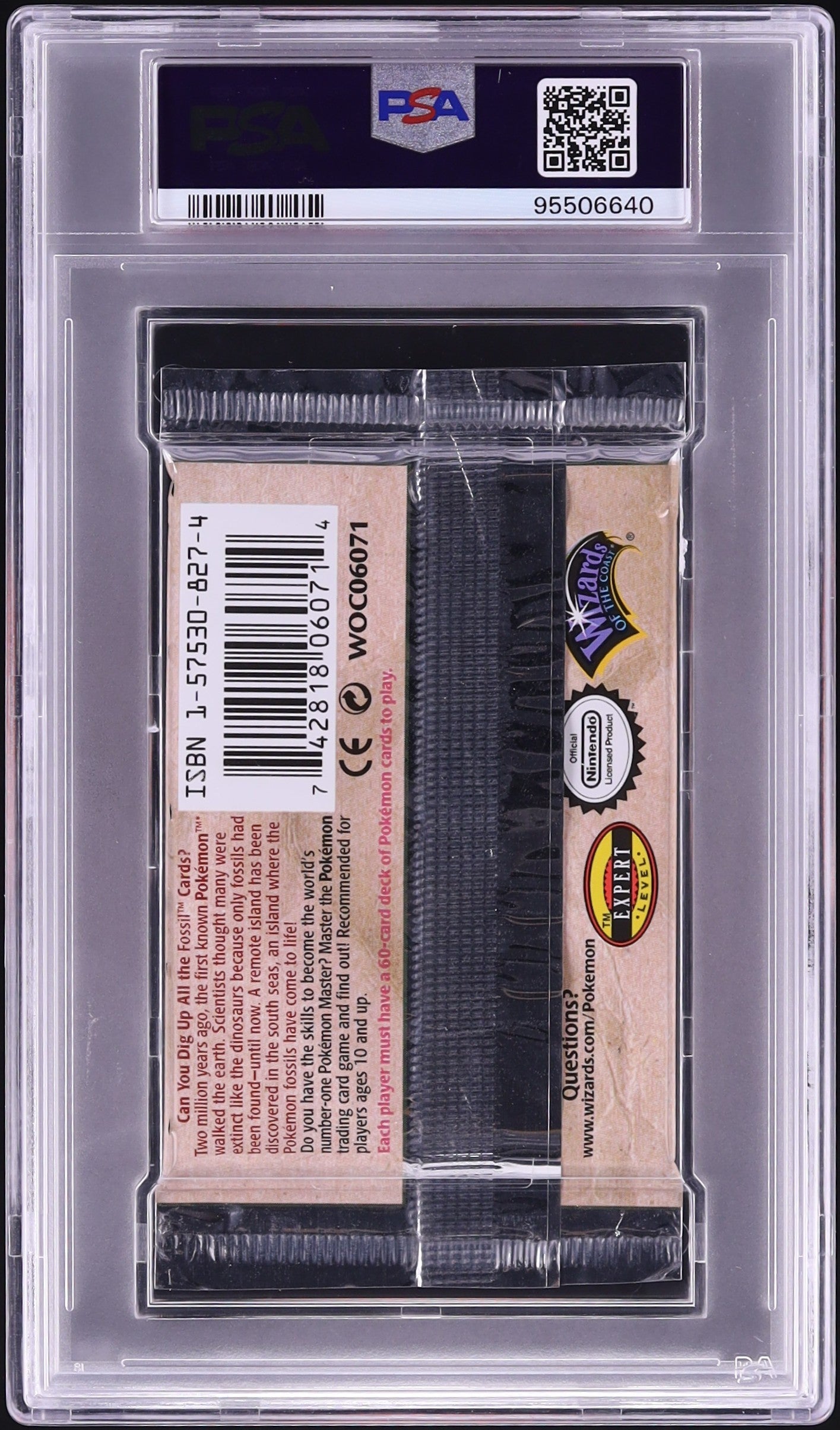 1999 POKEMON FOSSIL 1ST EDITION AERODACTYL BOOSTER PACK PSA 10