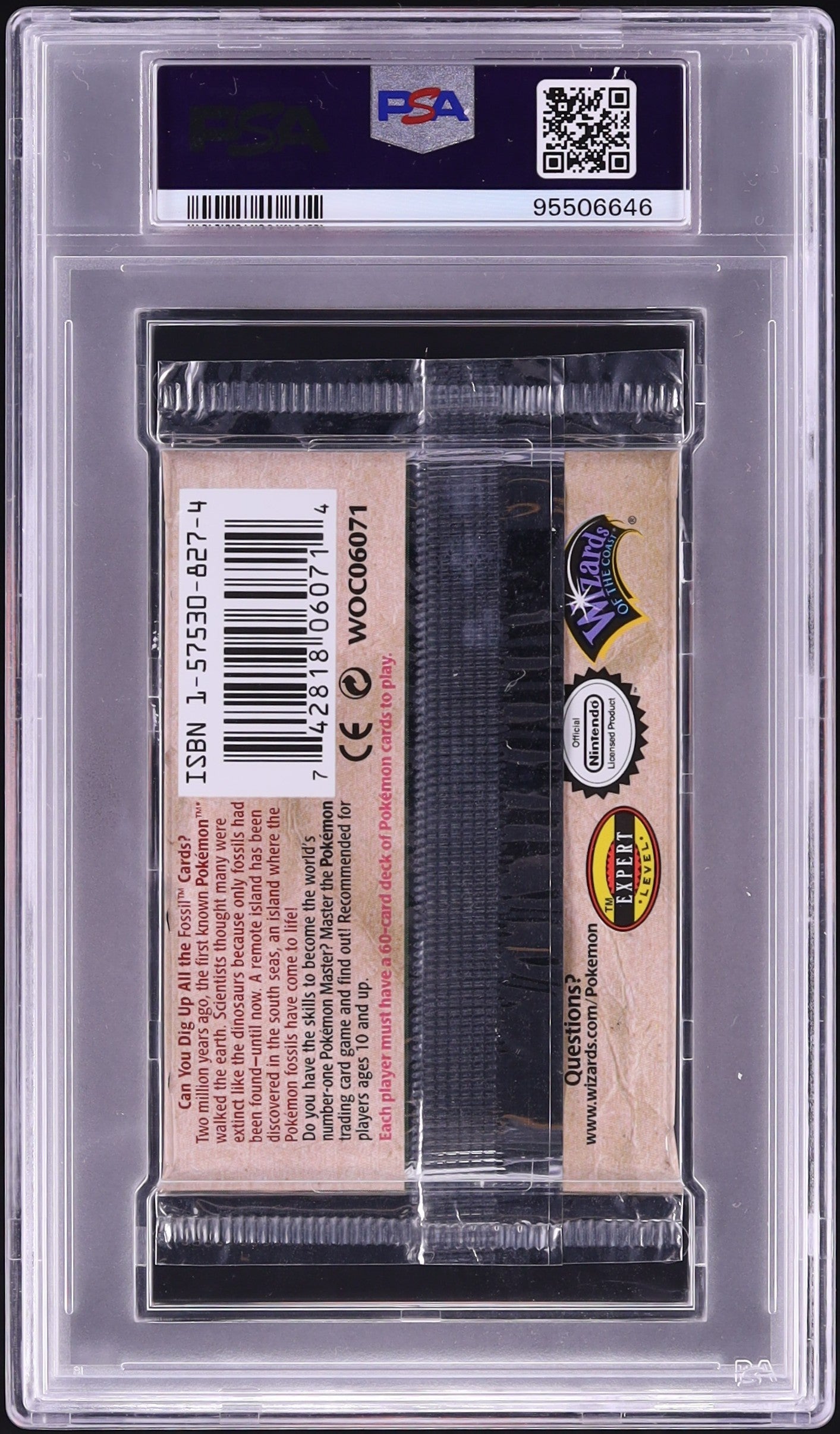 1999 POKEMON FOSSIL 1ST EDITION AERODACTYL BOOSTER PACK PSA 10