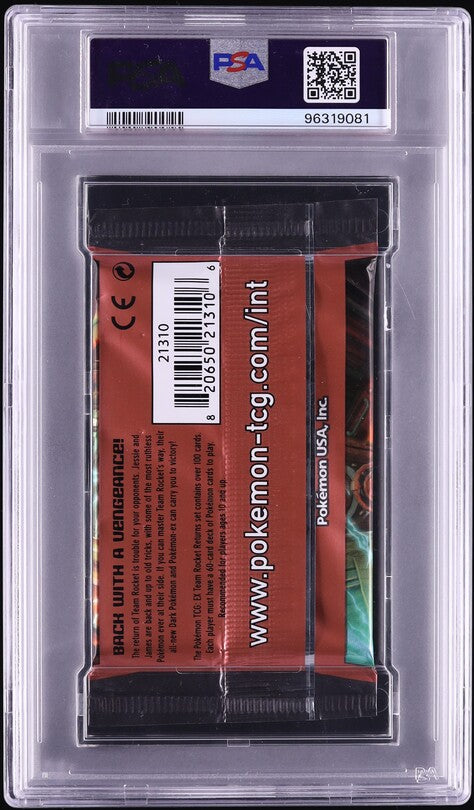 2004 POKEMON EX TEAM ROCKET RETURNS SCYTHER BOOSTER PACK PSA 10