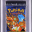 1999 POKEMON BASE SET BLACK TRIANGLE ERROR CHARIZARD BOOSTER PACK PSA 10