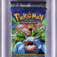 1999 POKEMON BASE SET BLACK TRIANGLE ERROR VENUSAUR BOOSTER PACK PSA 10