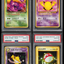1997 POKEMON JAPANESE ROCKET COMPLETE SET PSA 10