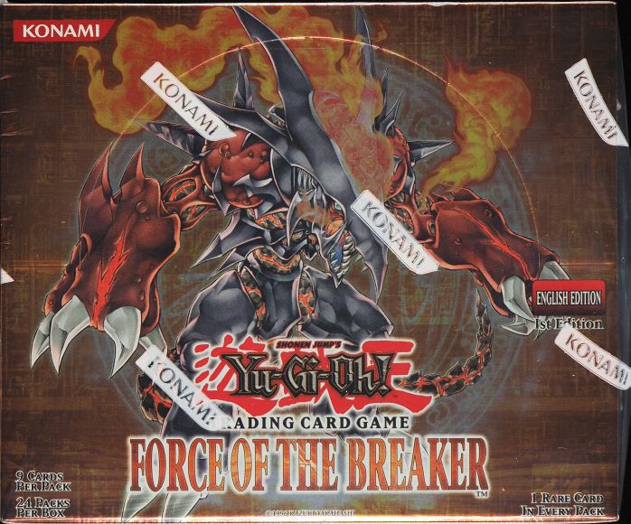 2007 YU-GI-OH! YUGIOH! FORCE OF THE BREAKER 1ST EDITION BOOSTER BOX SEALED